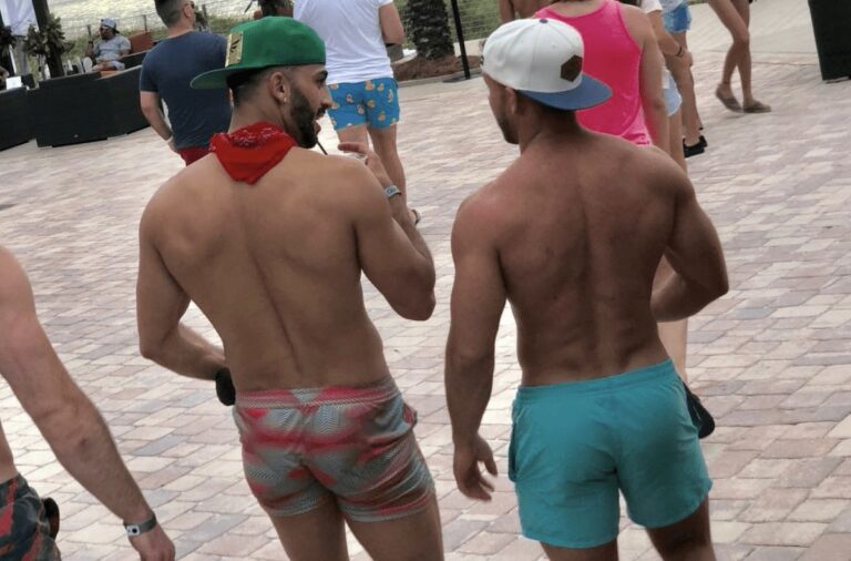 Men at Pensacola Pride 2018