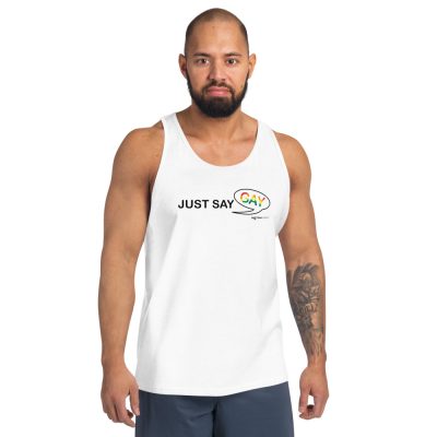 Just Say Gay tank top